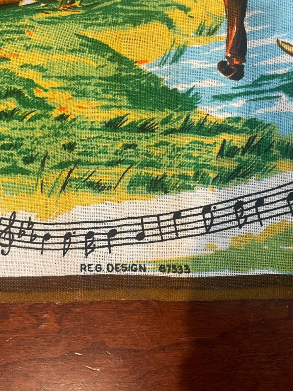 Vintage Heil Waltzing Matilda Pure Linen Australian Tea Towel - Picture 5 of 12